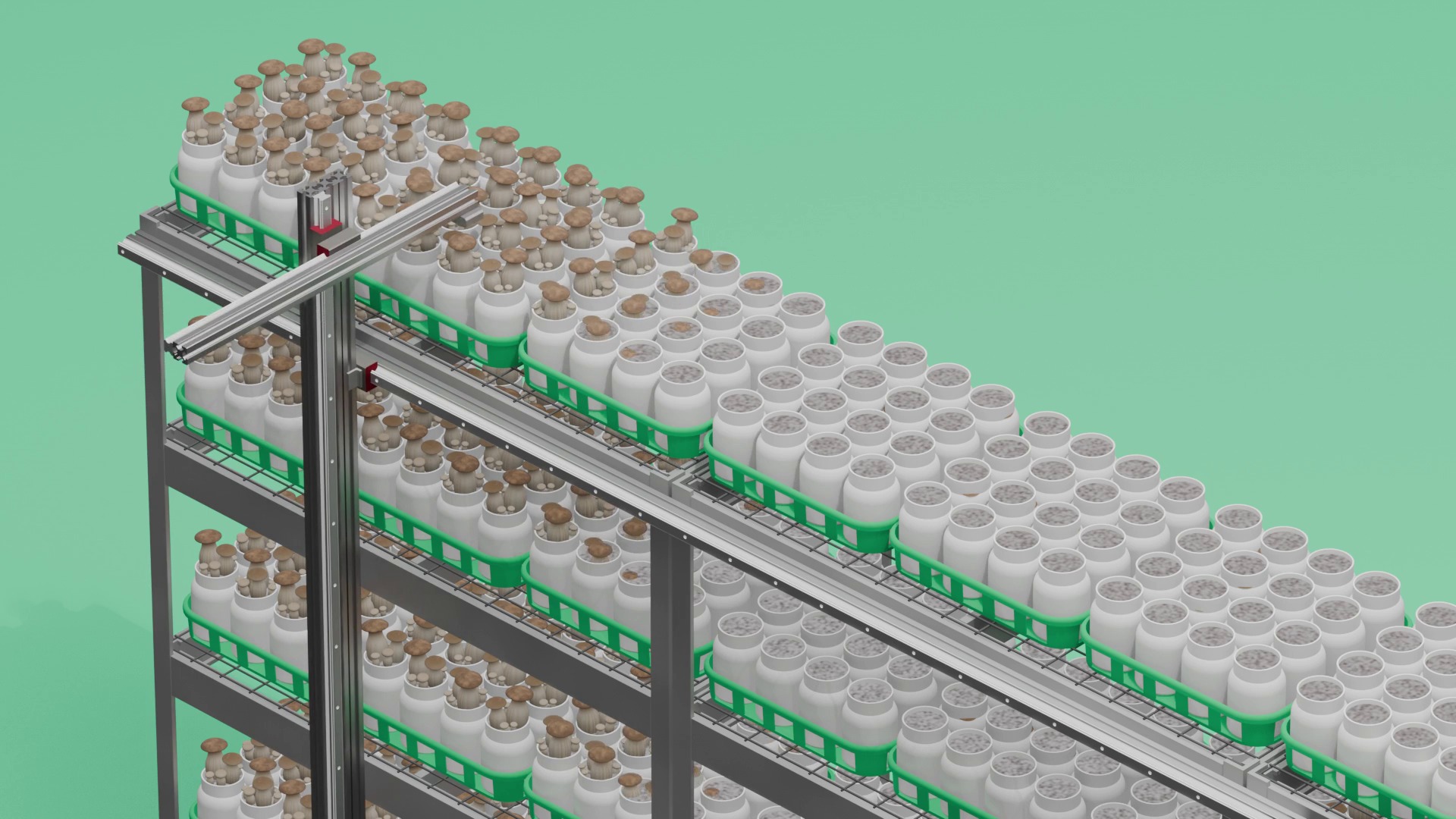 AI vision prototype recognizing mushroom maturity